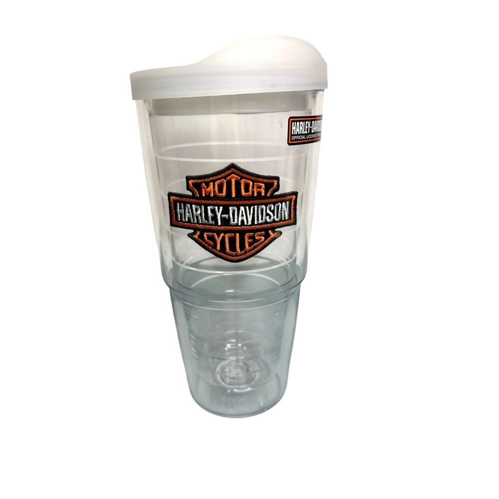 Harley-Davidson Clear Tervis 2018 24oz. Hot Cold Tumbler w/Snap On Lid